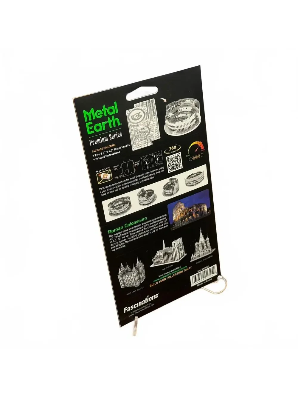Metal Earth Premium Series Roman Colosseum Steel Model Kit New Sealed ICX025